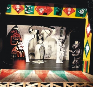 Bühnenbild für die "Hotzenplotz"-Aufführung