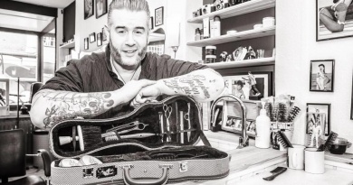 Rockabilly-Friseur Jan Boecker aus Kiel