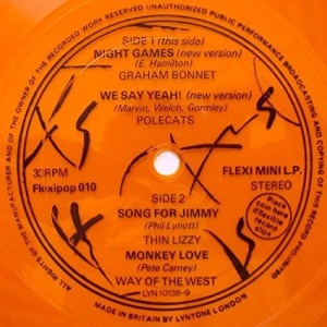 THIN LIZZY - SONG FOR JIMMY. [Vinyl EP]